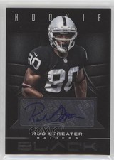 2012 Panini Black Rookie Black Signatures 8/25 Rod Streater #141 Auto pa4