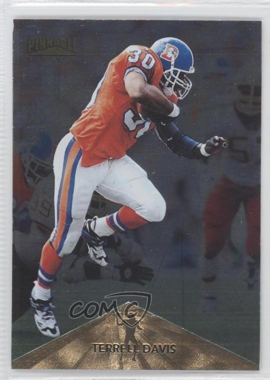 1996 Pinnacle Foil Terrell Davis #29 HOF 1i7