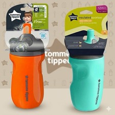 Tommee Tippee Insulated Straw  Sportee Cups, Size 9oz, 12M 