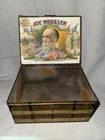 c1890  - Confederate General Joe Wheeler Cigar Box - TIN   - RARE  Label