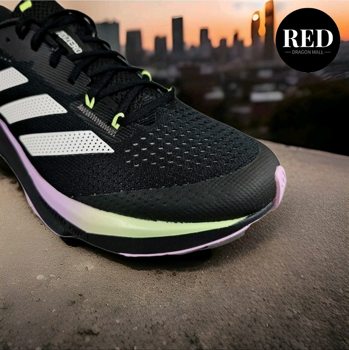 Adidas Adizero SL Core Black Zero Green Spark Running IG3334