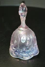Fenton LILY OF THE VALLEY Pink Iridescent BELL 6 1/8"
