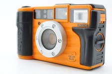 Konica Genba Kantoku 28 WB ECO Orange 35mm Film Camera EXCELLENT From Japan