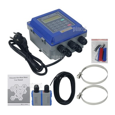 TUF-2000B Wall-mounted Ultrasonic Liquid Flow Meter w/Clamp-type TS-2 Transducer