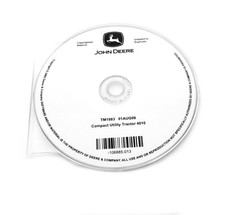 John Deere 4010 Compact Utility Tractor Technical Manual Cd - Tm1983cd