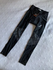 Souke Sports Men's Bike Pants S Black Long Padded Cycling Leggings