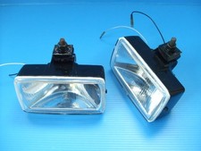 Piaa 60 Square Spot Fog Lamp H3 Bulb Clear Lens Vintage Auxiliary Light Truck