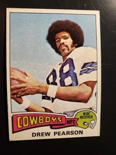 1975 Topps Drew Pearson Rookie Dallas Cowboys #65