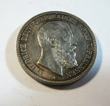 Germany 1888 A Prussia 2 Mark High Grade