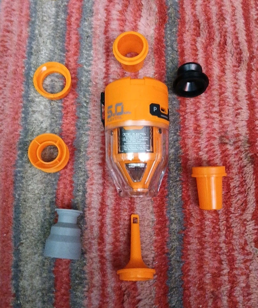 Mini bomba de aire eléctrica FLEXTAILGEAR MAX PUMP 3 5,0 kPa inflar desinflar PVP £55