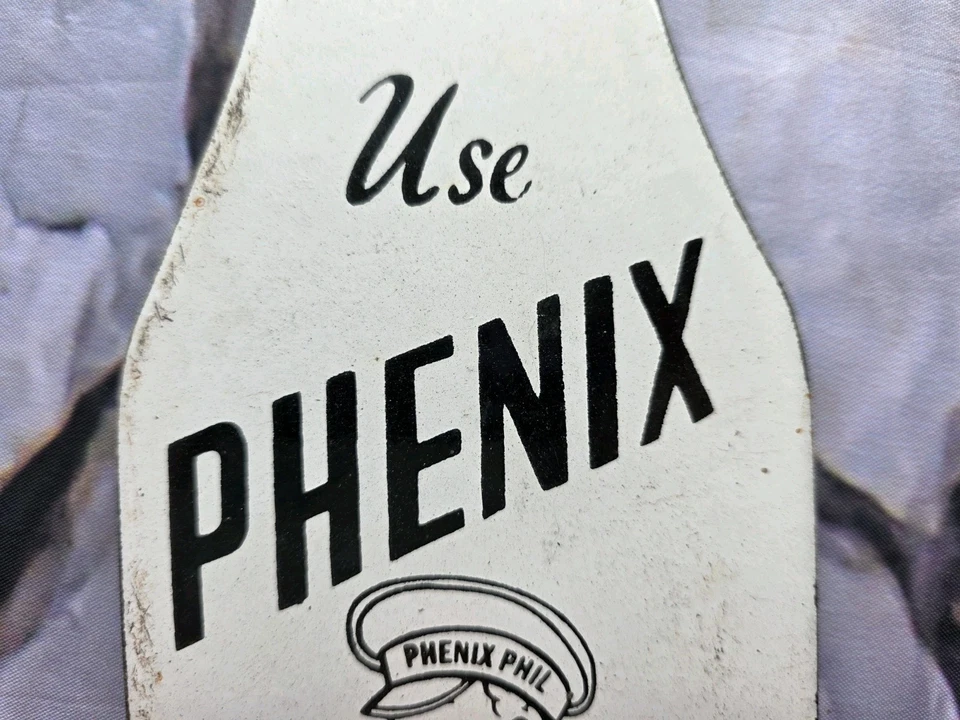 DE COLECCIÓN PHENIX PHIL ON USE BOTELLA DE LECHE PHENIX SIGNO DE PORCELANA 10"×4". Foto 3 de 4