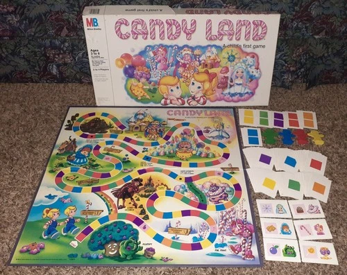 VTG 1984 MILTON BRADLEY CANDY LAND A CHILD'S FIRST BOARD GAME COMPLETE