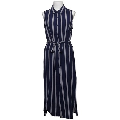 Qed London, Blusenkleid, Größe: 38, Blau/Weiß, Streifen, Damen #yC0