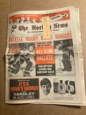 1971-72 THE HOCKEY NEWS, MAR 17, VOL 25, NO 24: RATELLE INJURY ROOKS RANGERS