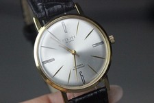 Wristwatch Poljot DE Luxe Ultra Slim 1 MChZ Mechanical Vintage Soviet
