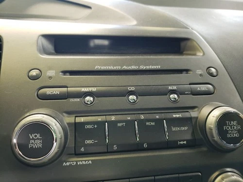 Audio Equipment Radio Receiver Assembly Coupe EX Fits 06-08 CIVIC 1239460