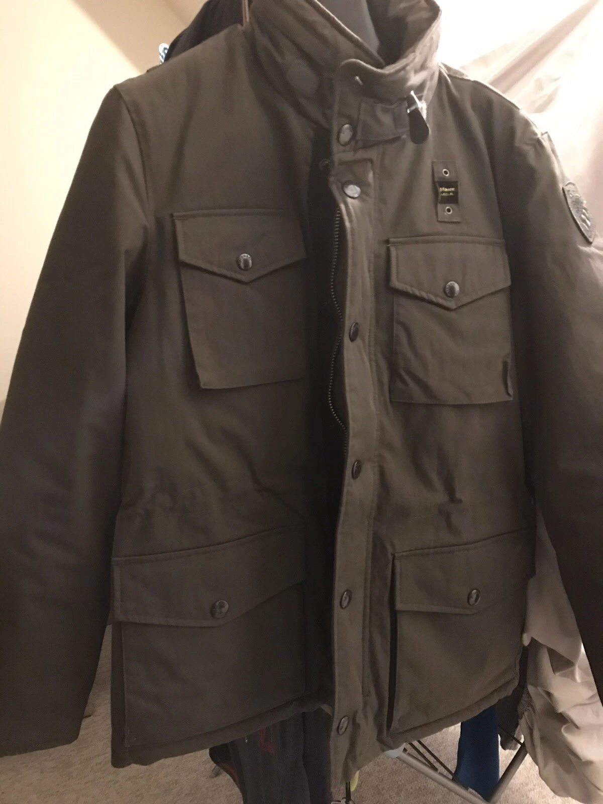 Blauer quilted Field Jacket In green. Never worn with tags. Size M