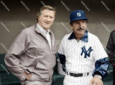 BN353 Billy Martin & George Steinbrenner NY 8x10 11x14 16x20 Colorized Photo