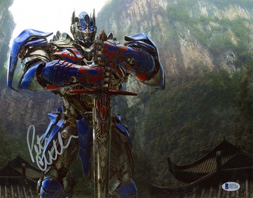 PETER CULLEN SIGNED 11x14 PHOTO VOICE OF OPTIMUS PRIME TRANSFORMERS BECKETT BAS