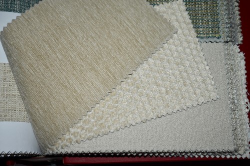 FABRIC SAMPLE BOOK Blue Beige Cream Neutral PRIMARY TEXTURES 58pc LOT Upholstery - Picture 9 of 21