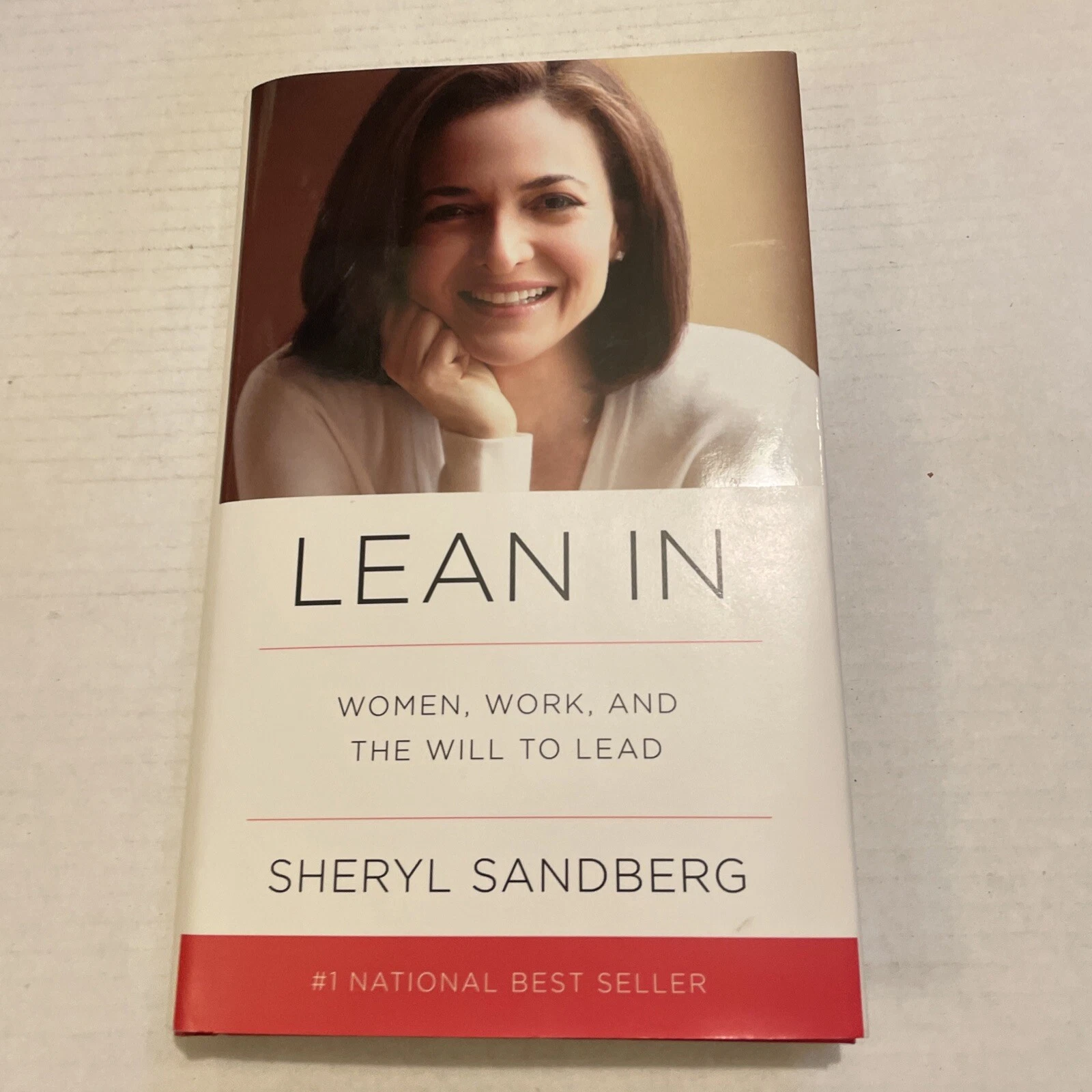 Lean In : Women, Work, and the Will to Lead by Sheryl Sandberg (2013, Hardcover)