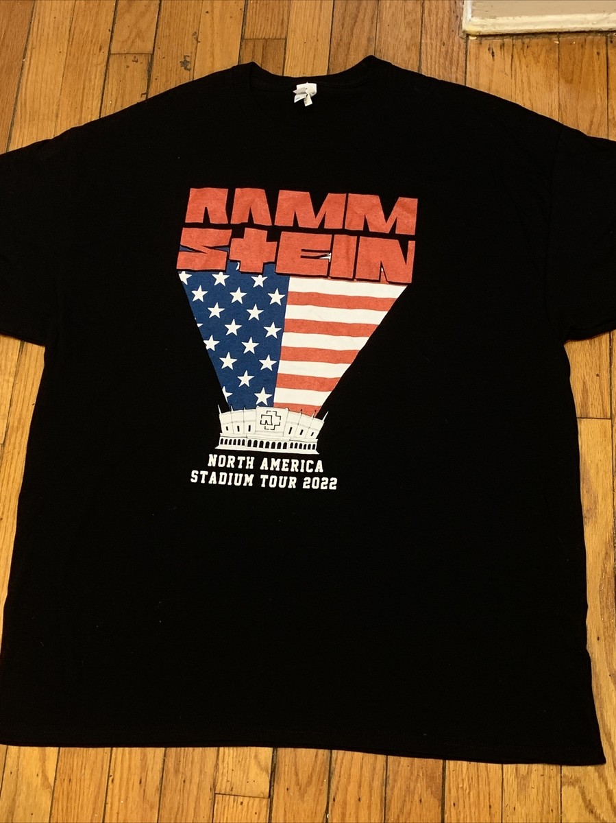 Rammstein North America Stadium Tour 2022 Concert Rock Metal Mens