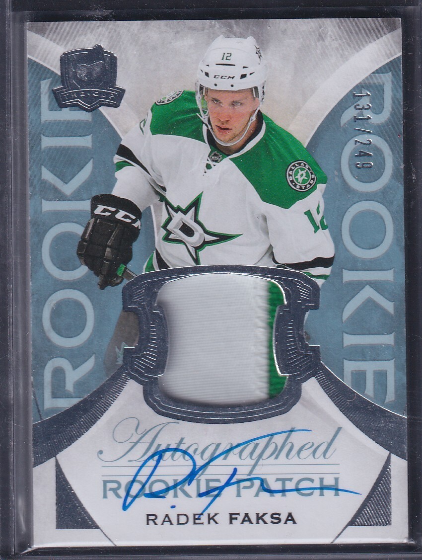 RADEK FAKSA 2015 The Cup Rookie Auto Patch #149 /249 Hockey Card