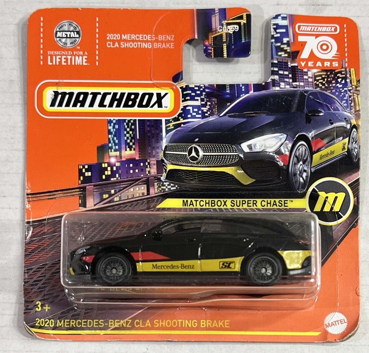 マッチボックス メルセデス・ベンツ CLA シューティングブレーク CHASE 2023 Matchbox 2020 Mercedes-Benz CLA Shooting Brake BLACK