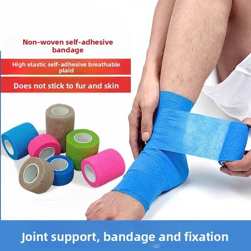 Medical Elastic Nonwoven Tape For Sports Injury Support With Good Adhesion For - Picture 5 of 13