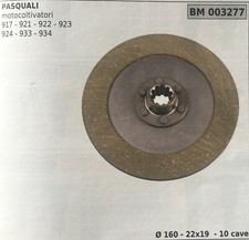 FRIZIONE AGRICOLA COMPLETA BRUMAR BM003277 PASQUALI motocoltivatori 917 e altri