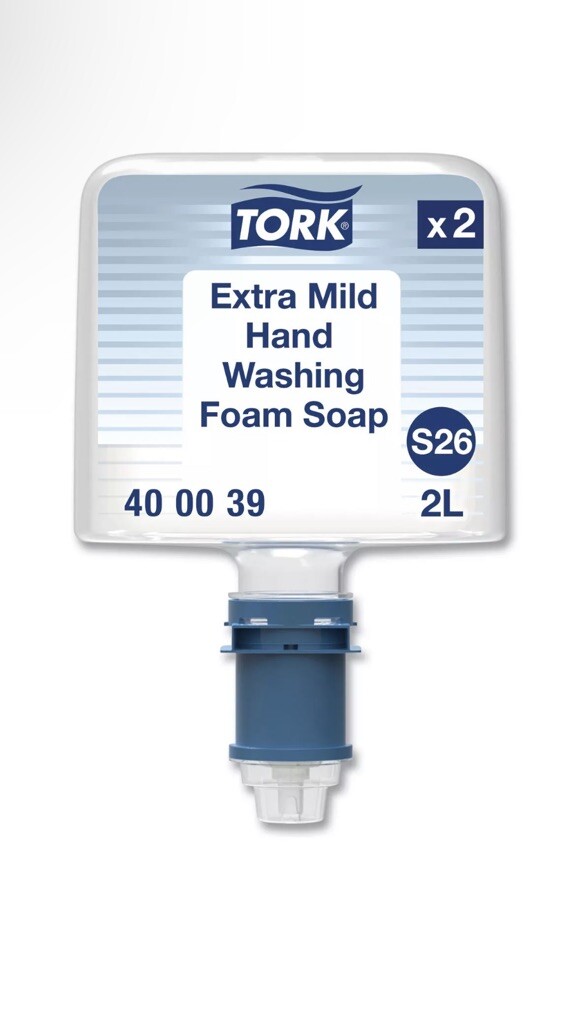 Mild Foam Soap S26, Unscented, 2 L Bottle, 2/Pack Mild Foam Soap S26, Unscented, 2 L Bottle, 2/Pack