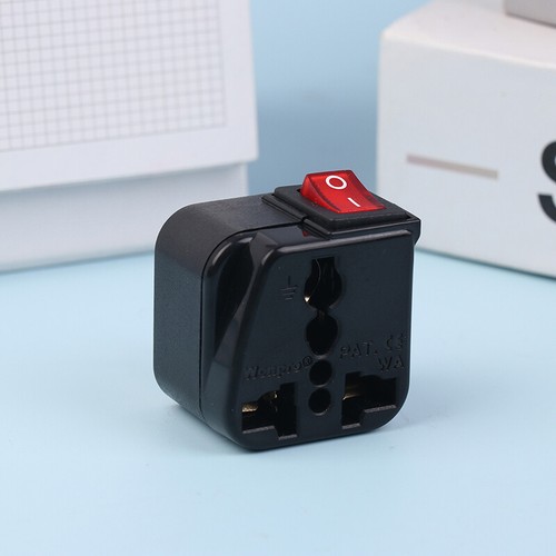US 2 Pin Plug Adapter AC100~250V 10A With Main On/Off Switch LED Indicator W _yi - Afbeelding 13 van 14