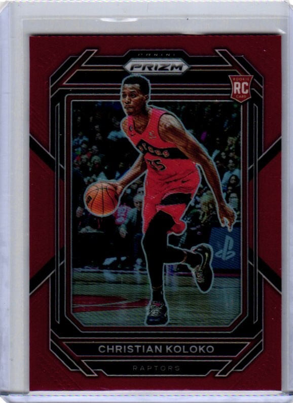2022-23 Panini Prizm - #265 Christian Koloko (RC) Red /299