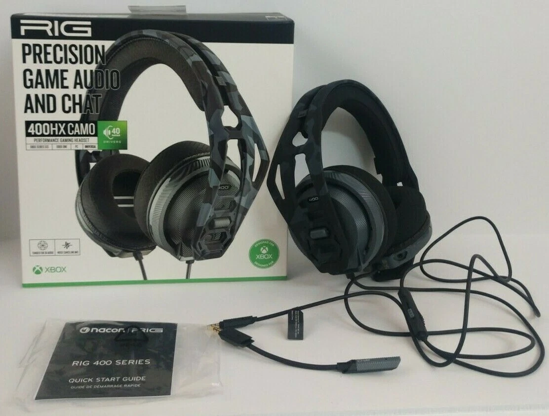 Nacon RIG 400HX Urban Camo Performance Gaming Headset Xbox One ~ X/S ~ PC |  eBay