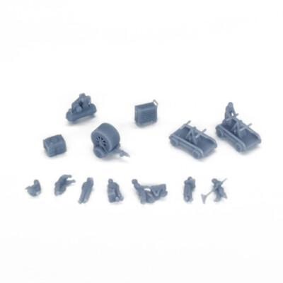 Accessori Layout Ferroviario Set Modellino Ferroviario Fattoria Con Trattori E Paglia - Scala Z 1:220 Per Plastico Treni Modellino Fattoria Trattori Scala Z 1:220 - Foto 7