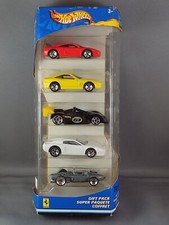 2003 HOT WHEELS VINTAGE 35th ANNIVERSARY 5 CAR FERRARI GIFT PACK SET RARE VHTF