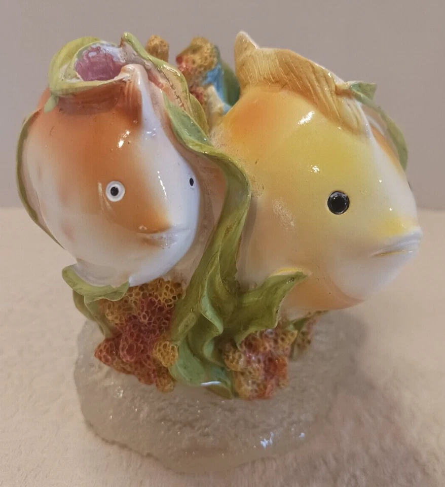 Soporte para cepillo de dientes Creative Bath colorido pescado/coral 4 agujeros Foto 3 de 4