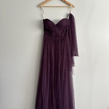 Jenny Yoo Collection Women’s Size 6 Purple Annabelle Convertible Tulle Dress
