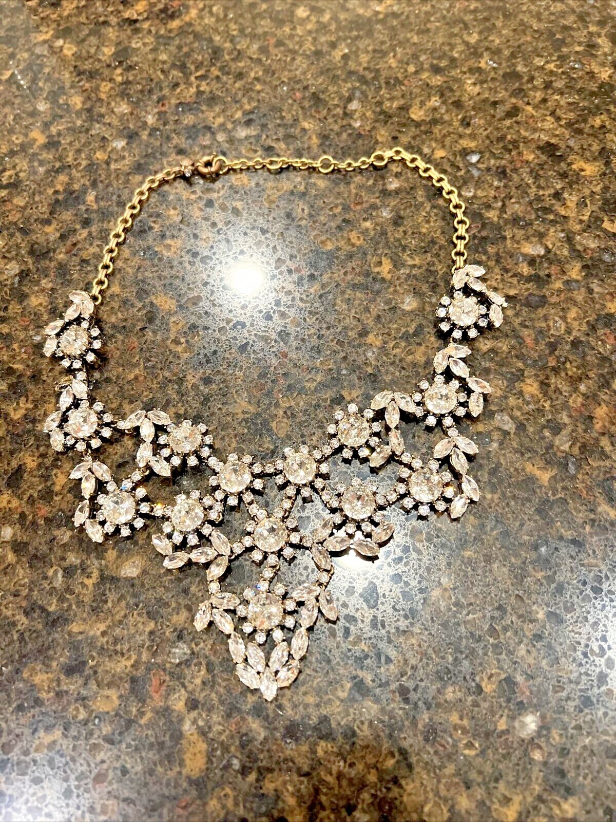 Gorgeous J.Crew rhinestone statement necklace - image 1