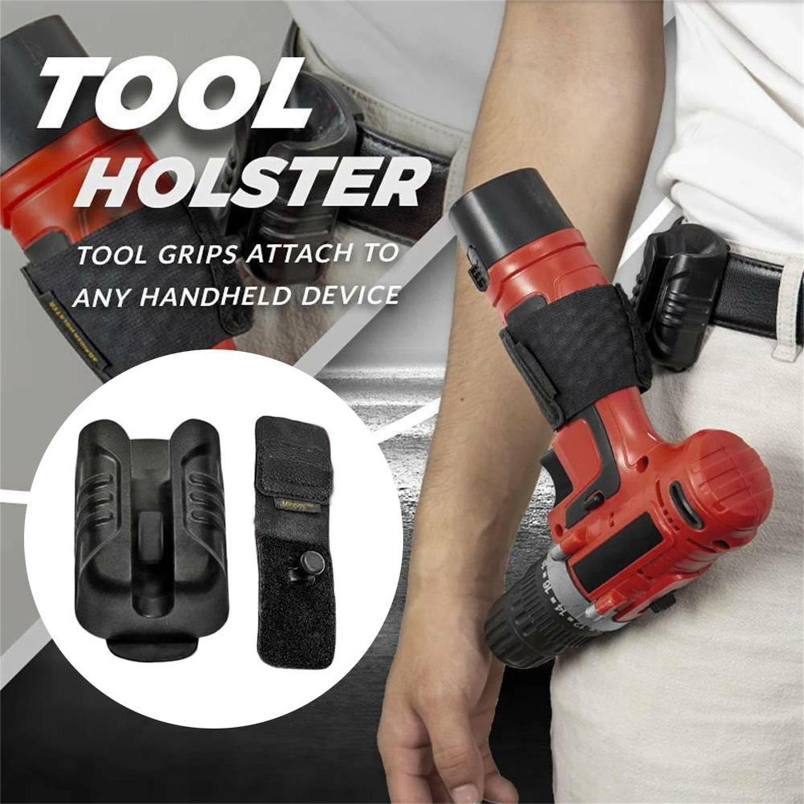 Tool Holster Hammer Power Drill Pouch Clip On Tool Belt Holder For Men