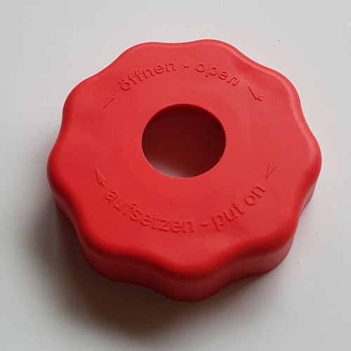 EasyDrehFix Flaschenöffner Aufschraubhilfe Öffnungshilfe Kinder Senioren Rot - Bild 2 von 4