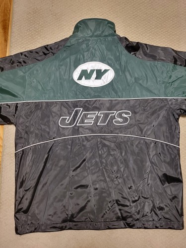 New York Jets jacket men's (size L) New with tag stitched On Windbreaker NFL - Picture 11 of 23