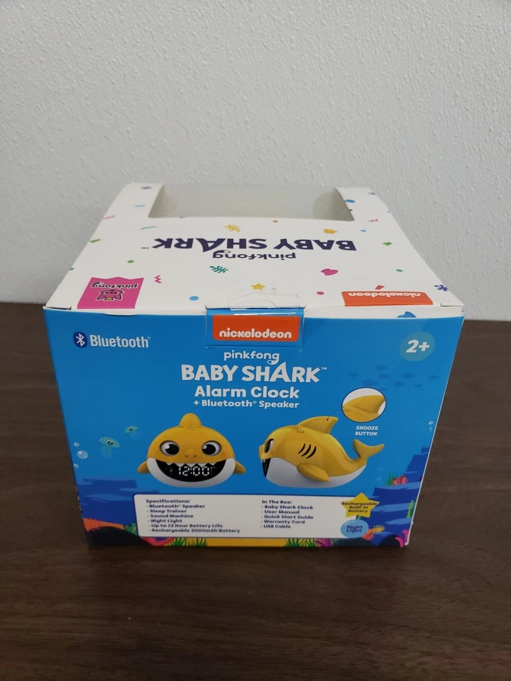 Nickelodeon Pinkfong Baby Shark Alarm Clock Sound Machine with Bluetooth Speaker - Image 3 of 4