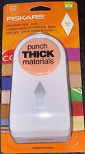 NEW Fiskars Diamond Thick Materials Punch 1.5" 109260-1001