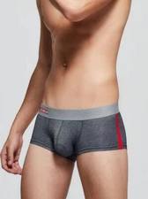 SEOBEAN Men's CLASSIC SOLID cotton Boxer Underwear BRIEF jockstrap lingerie 