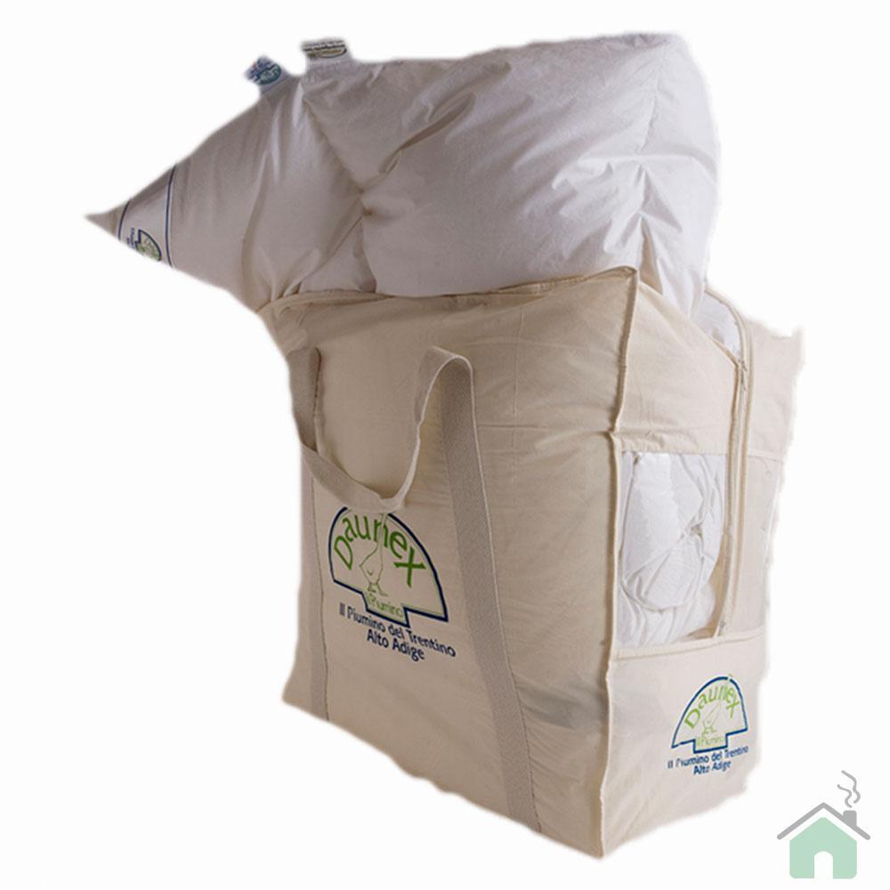Daunex piumino d'oca Badia Light 80% piumino 2 piazze maxi 250x220