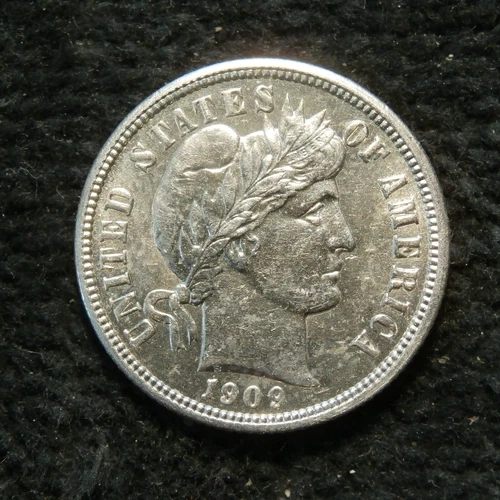 1909 Barber Dime