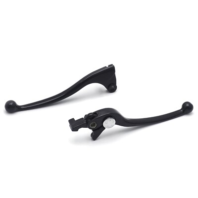 Brake + Clutch Hand Lever Black Replacement Set For 2000-2004
