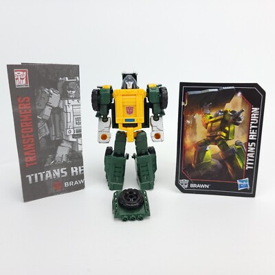 Tranaformers Brawn Complete Titans Return Legends Generations With Instructions