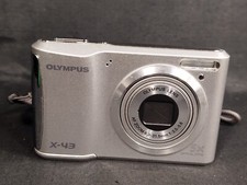OLYMPUS X-43 14 MP SILVER DIGITAL CAMERA  2GB SD CARD WORKING